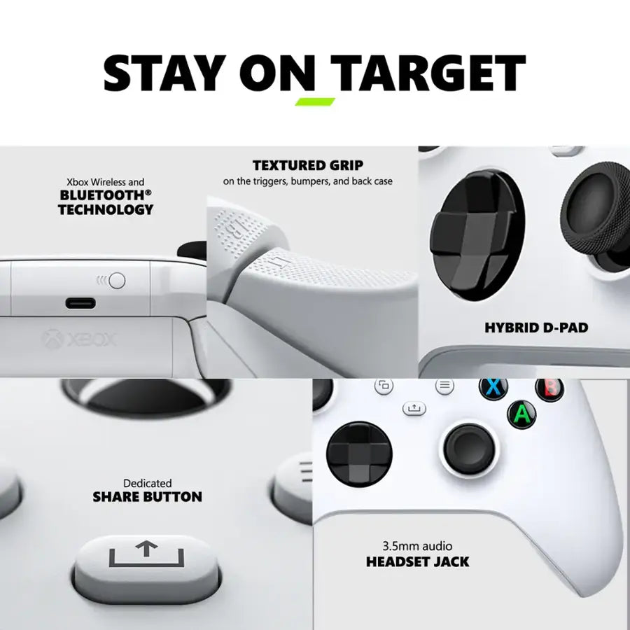 Microsoft - Xbox Wireless Controller for Xbox Series X, Xbox Series S, Xbox One, - Robot White