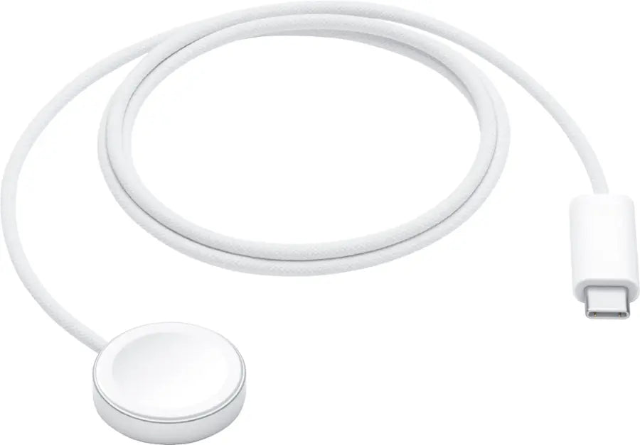 Apple - Watch Magnetic Fast Charger to USB-C Cable (1 m) - White