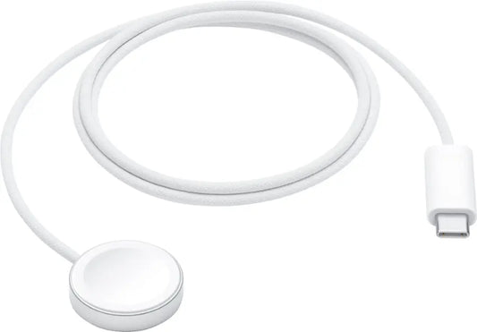 Apple - Watch Magnetic Fast Charger to USB-C Cable (1 m) - White